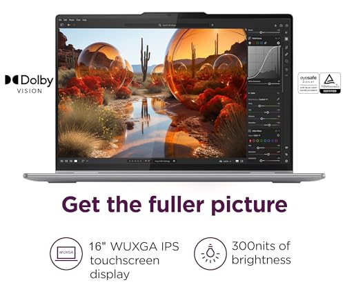 16" FHD+ Touchscreen 2-in-1 Laptop with AMD Ryzen 7 8840HS, 16GB DDR5 RAM, 1TB SSD, Arctic Grey K4490