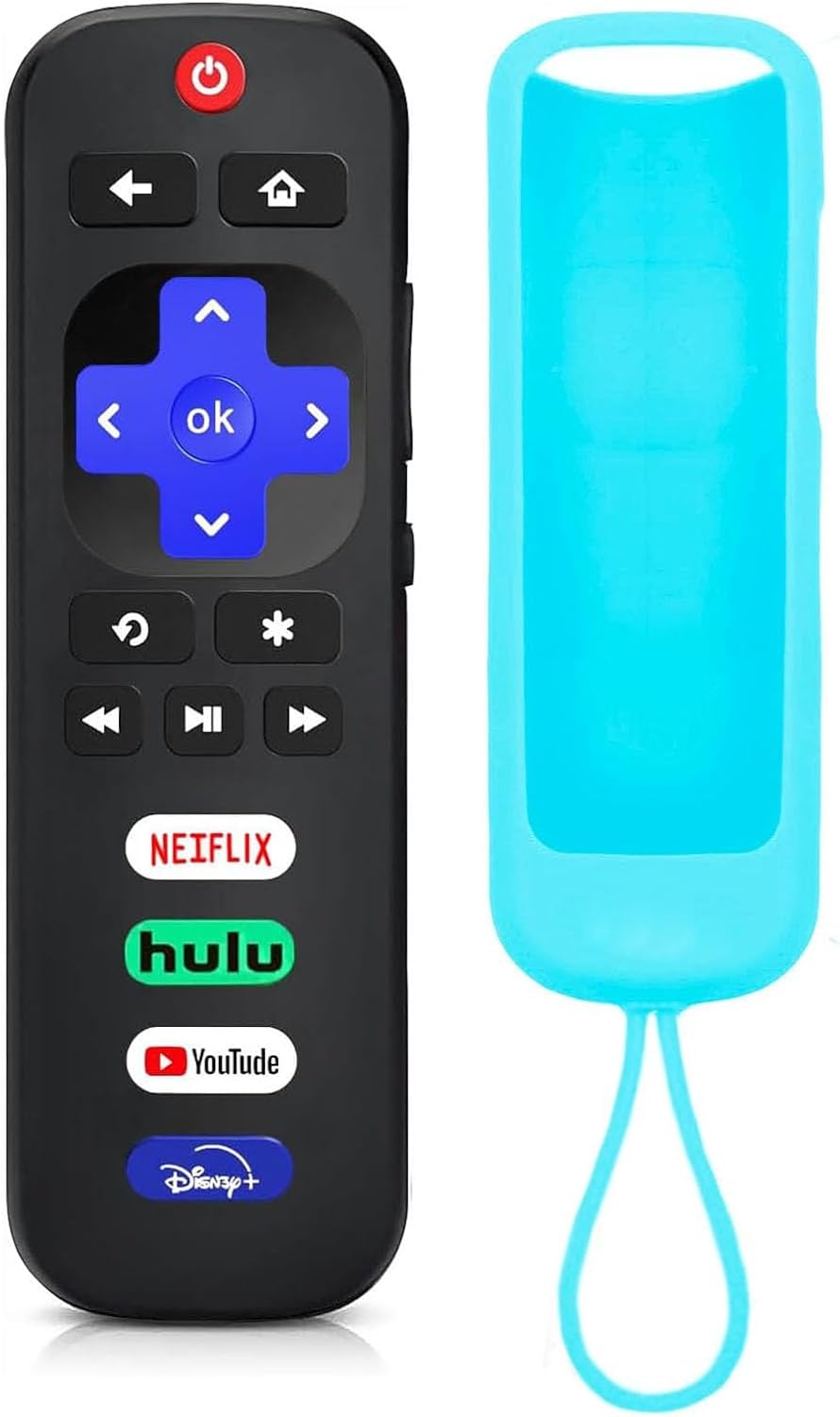 Replacement Remote with Luminous Silicone Case L364