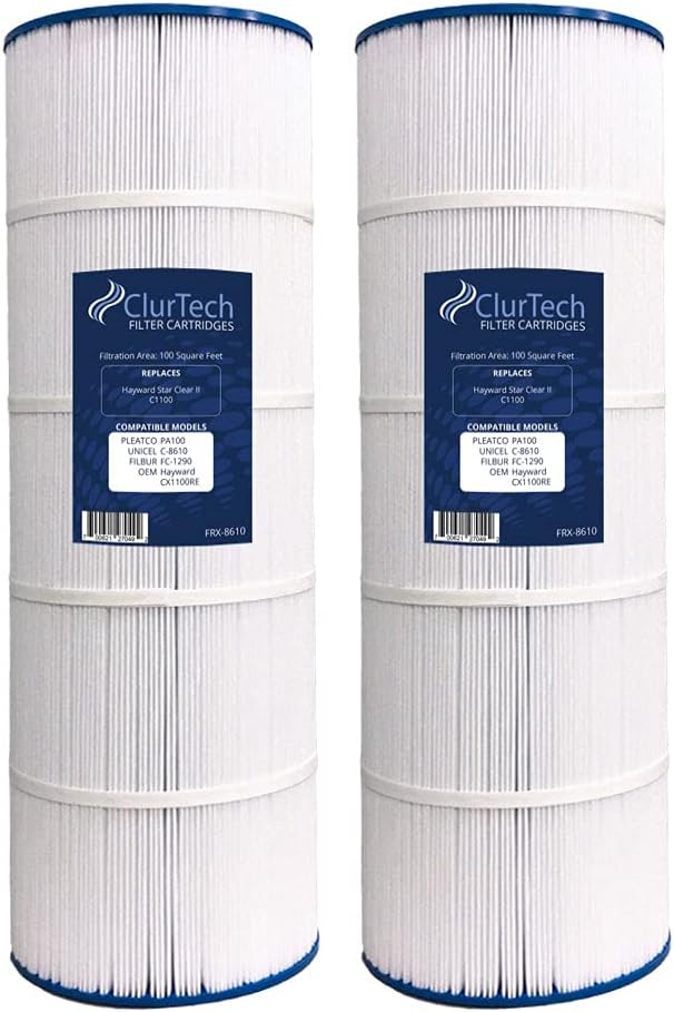 2 Pack White Pool Filter Cartridge J2549