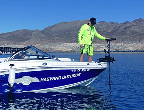 12V 55LB 54 Inch Shaft Electric Trolling Motor with Remote Control K841322