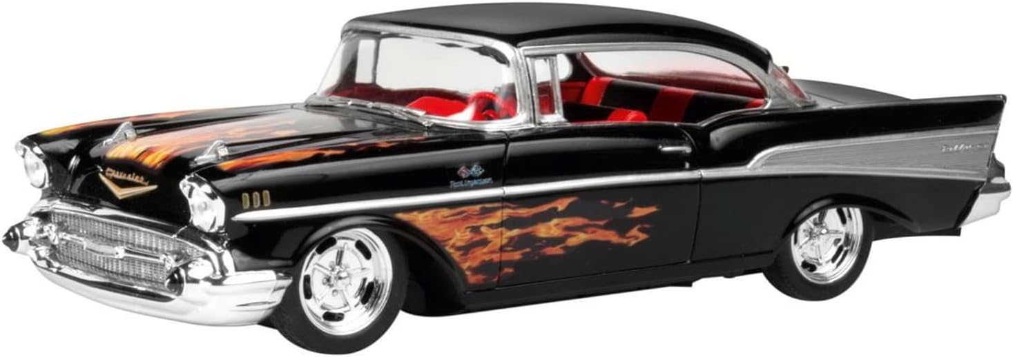 1:25 Scale 30-Piece Black Plastic Model Car Kit J68424