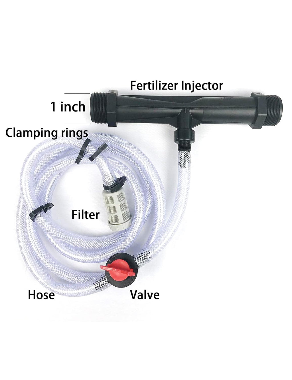 1 inch NPT Threaded Venturi Fertilizer Injector Kit L2035
