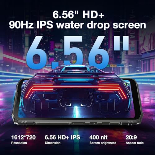 20GB RAM 256GB ROM 6.56'' 90Hz Display 50MP Camera 5150mAh Battery IP68/IP69K Waterproof Rugged Smartphone M568