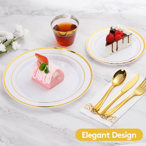 700 Piece Silver Disposable Plastic Dinnerware Set O2200