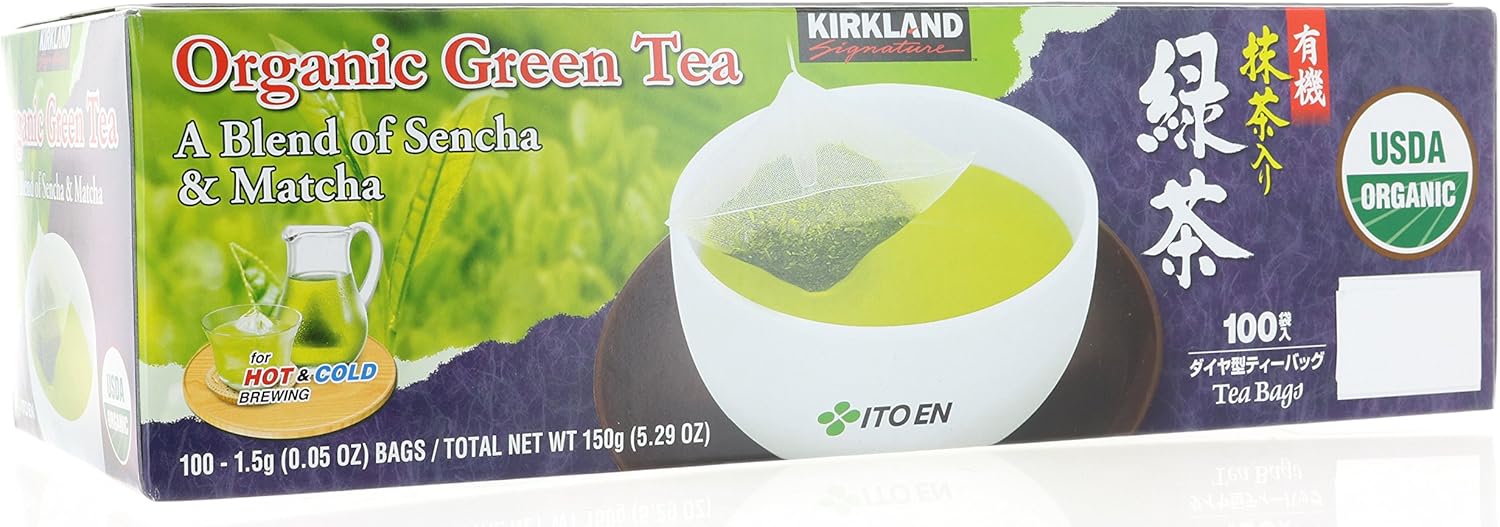 Organic Green Tea, 1.5 g, 100-count D40781