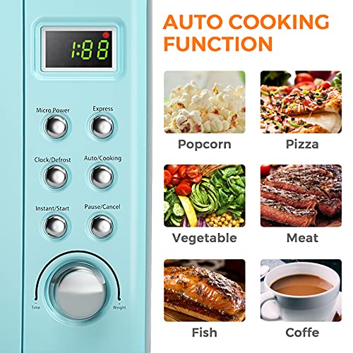 0.7 Cu.ft Compact Microwave Oven with Glass Turntable Q6694