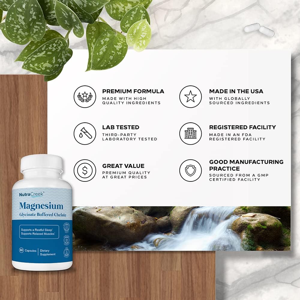 Magnesium Glycinate 400mg 60 Capsules S451