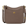 Polished Pebble Leather Chaise Crossbody S416