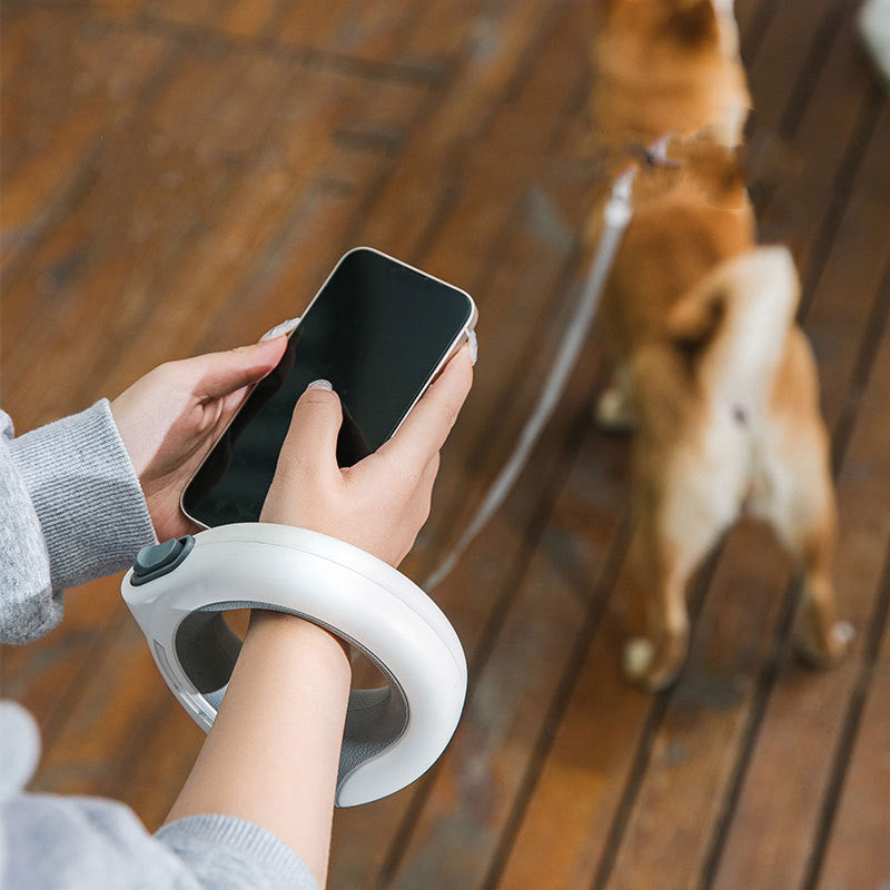 LED Retractable Dog Leash