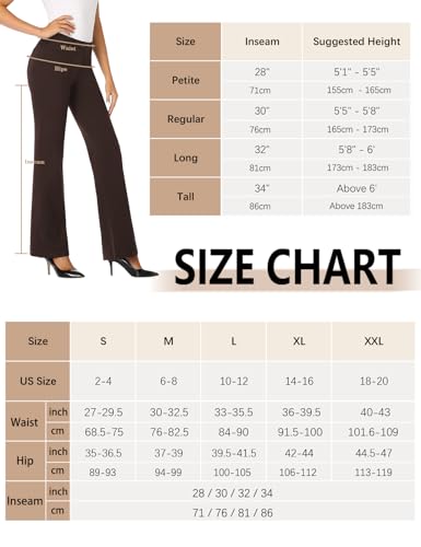 Stretchy Bootcut Dress Pants with Pockets H60894