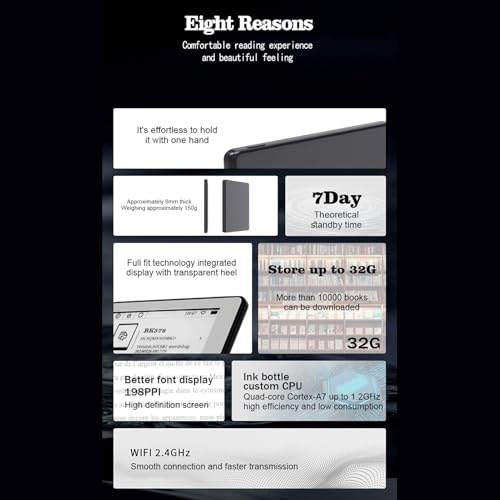 5.76 Inch Touch Screen E Ink E Reader O942