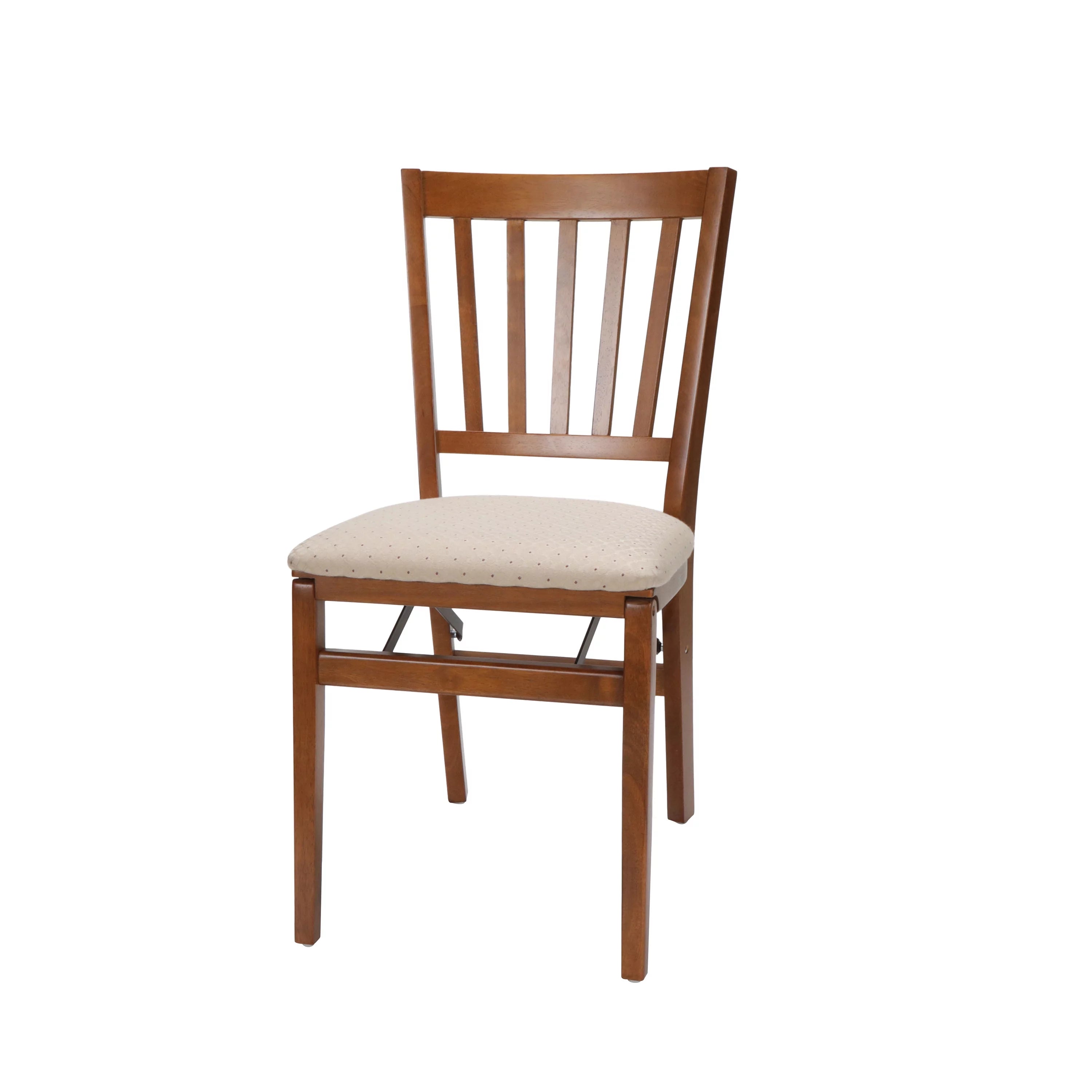 Folding Hardwood Chair Fruitwood (2-Pack) B844231