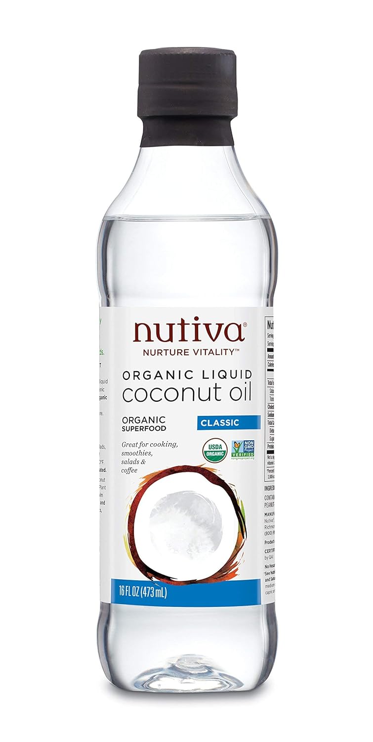 Organic Liquid Coconut Oil, 16-ounce F37036