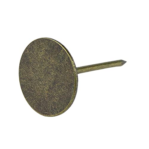 Bronze Flat Head Upholstery Tacks (19mm x 30mm, 100Pcs) Q80858