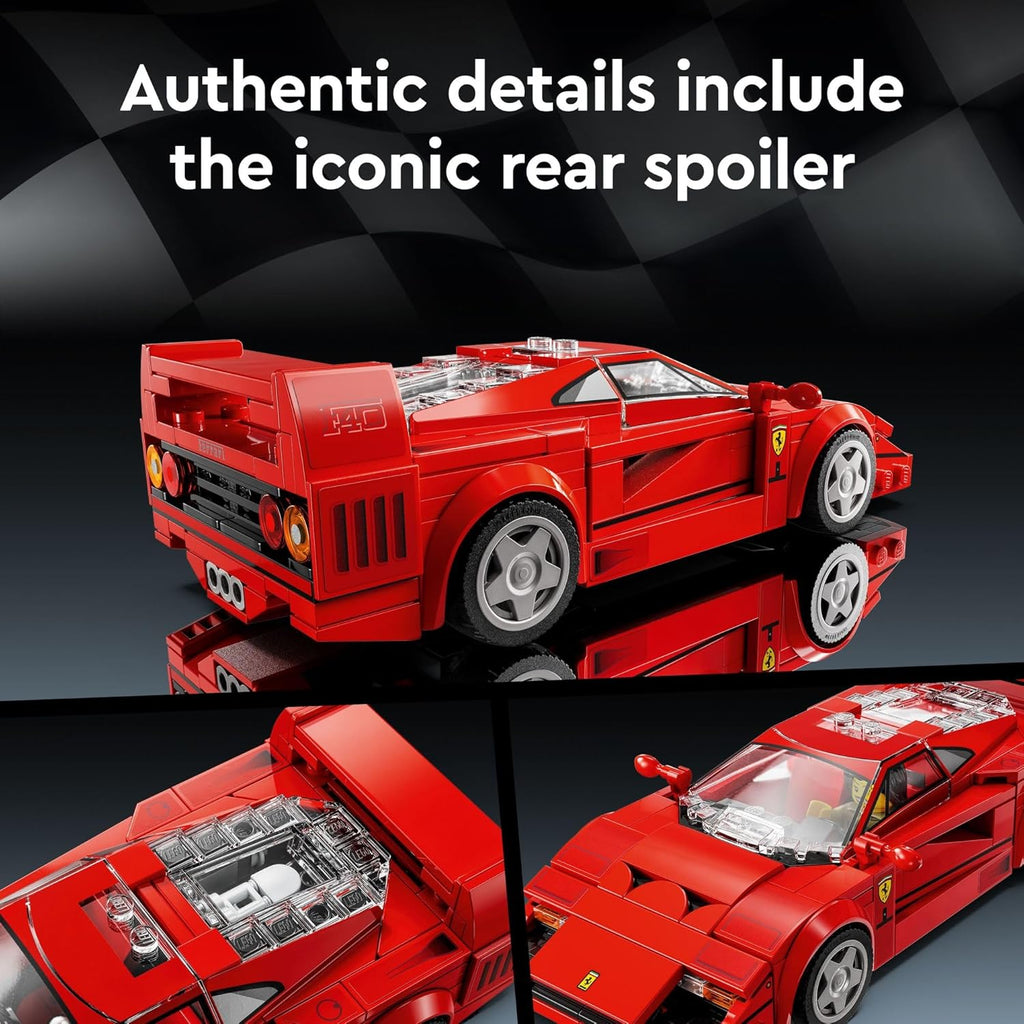 Ferrari F40 Supercar Building Set with Driver Minifigure D117