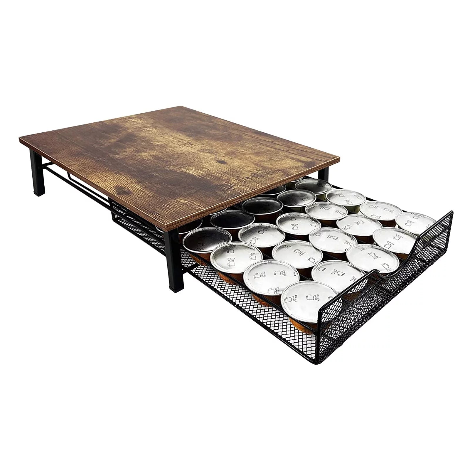 Brown Coffee Pod Drawer Holder for K-cups S427