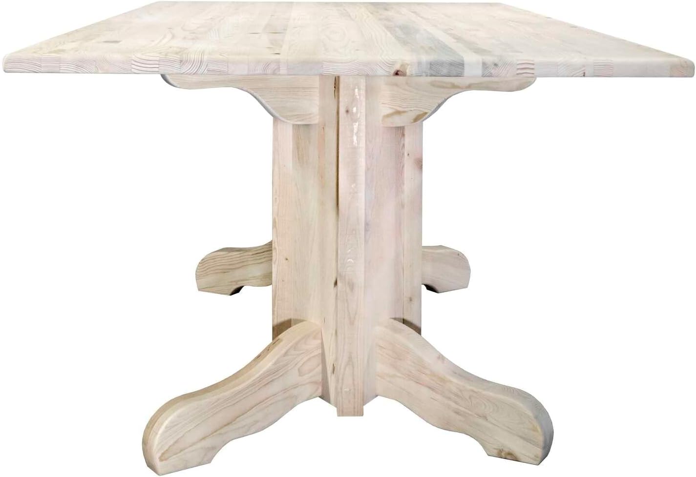 Clear Lacquer Double Pedestal Dining Table P942