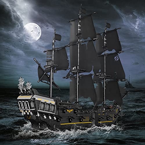 Black Pearl Sailboat Model Building Blocks Set (2868 Pieces) D549649