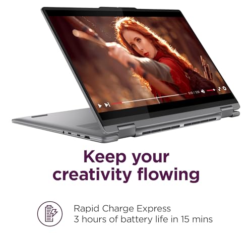 16" FHD+ Touchscreen 2-in-1 Laptop with AMD Ryzen 7 8840HS, 16GB DDR5 RAM, 1TB SSD, Arctic Grey K4490