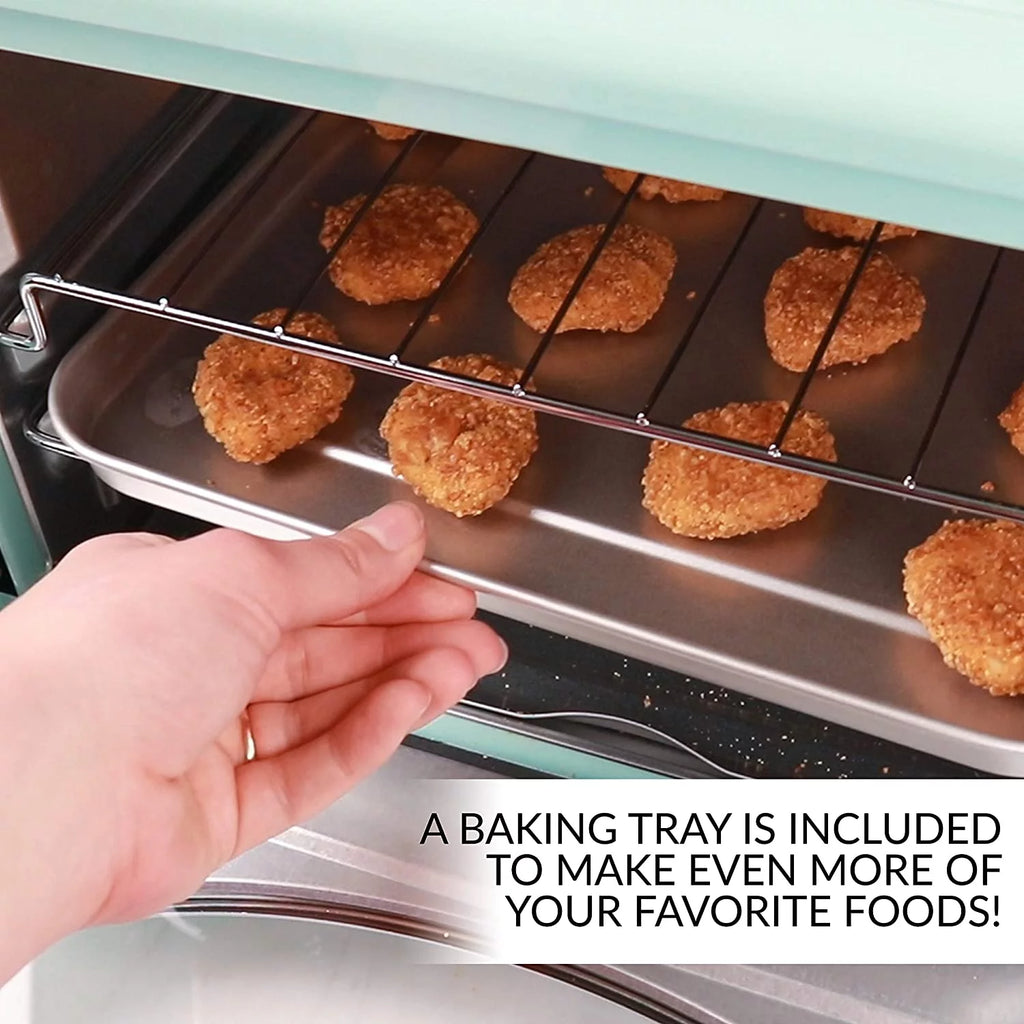 Retro 12-Slice Convection Toaster Oven, Aqua I33826