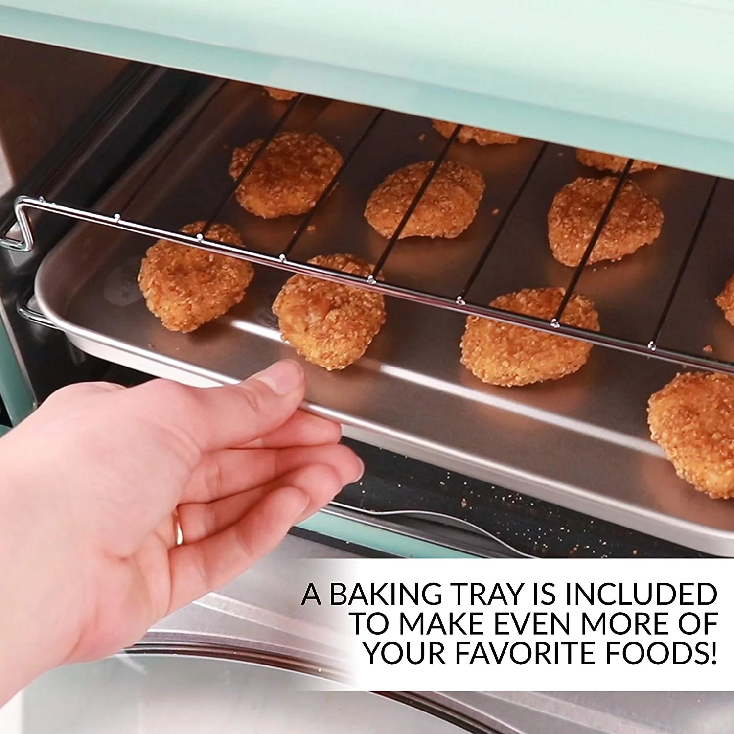 Retro 12-Slice Convection Toaster Oven, Aqua I33826