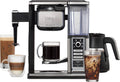 10-Cup Black Stainless Coffee Brewer with Glass Carafe A5603