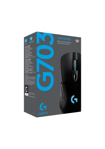 Black Wireless Gaming Mouse with Rubber Side Grips Q310