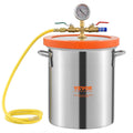 3 Gallon Vacuum Chamber with Tempered Glass Lid V16615