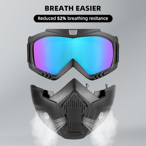 Motorcycle Half Helmet with Face Shield, DOT Approved Retro Half Shell Helmet K147
