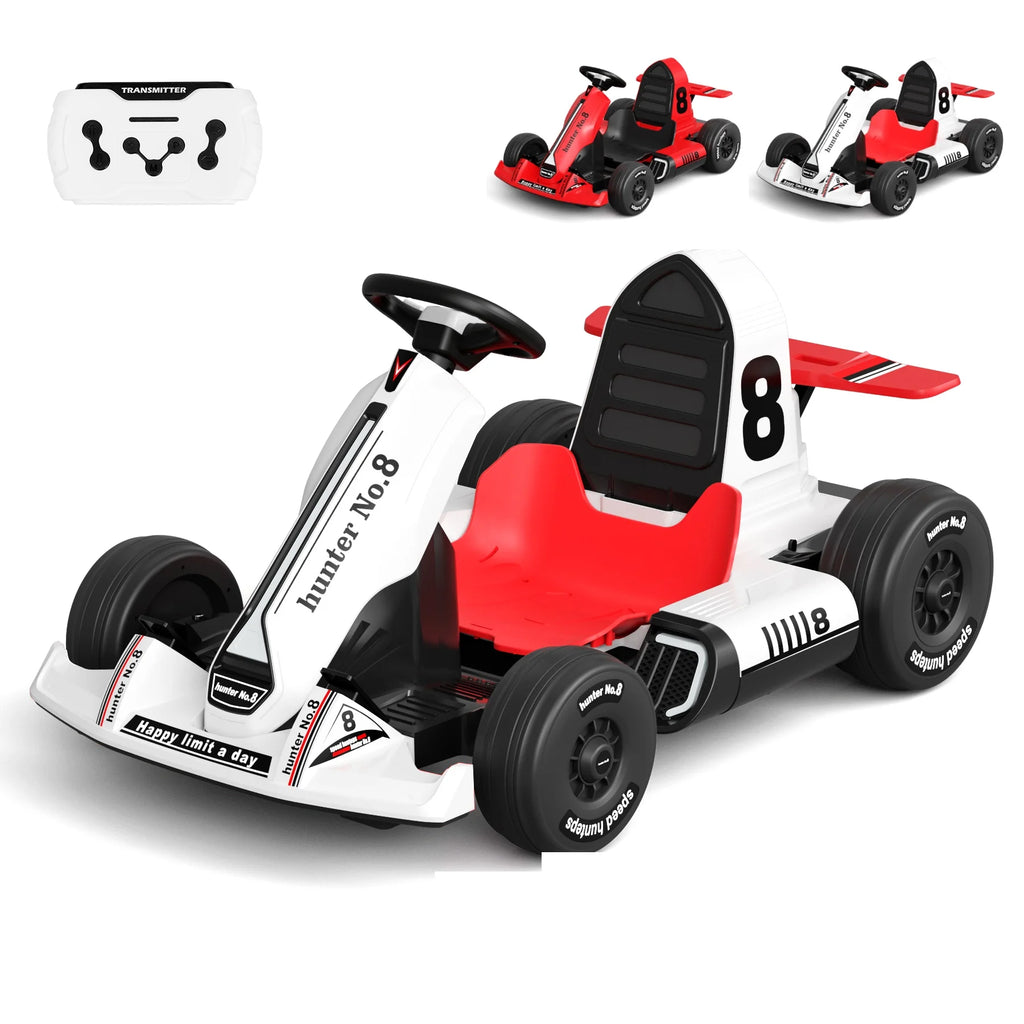 White Electric Go Kart 12V 7Ah P989912