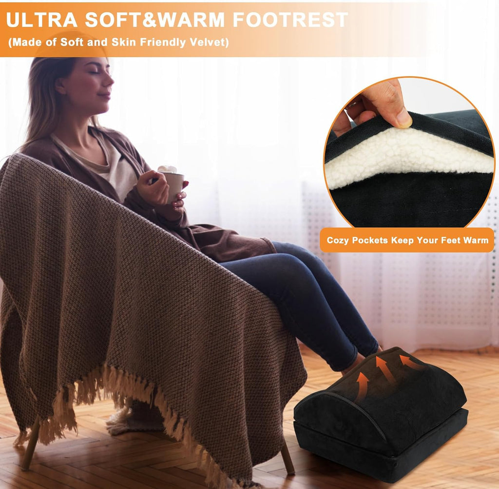 Heated Foot Rest with Washable Footrest O98146