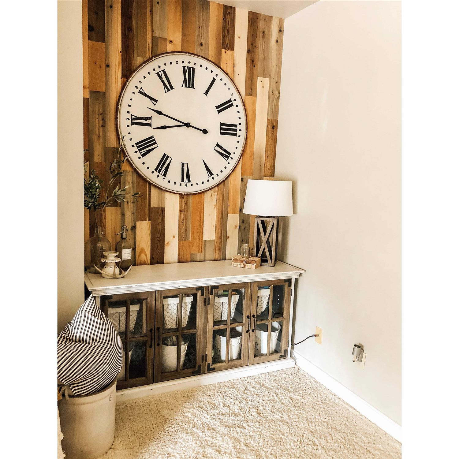 Reclaimed Wooden Wall Planks Peel and Stick A71559