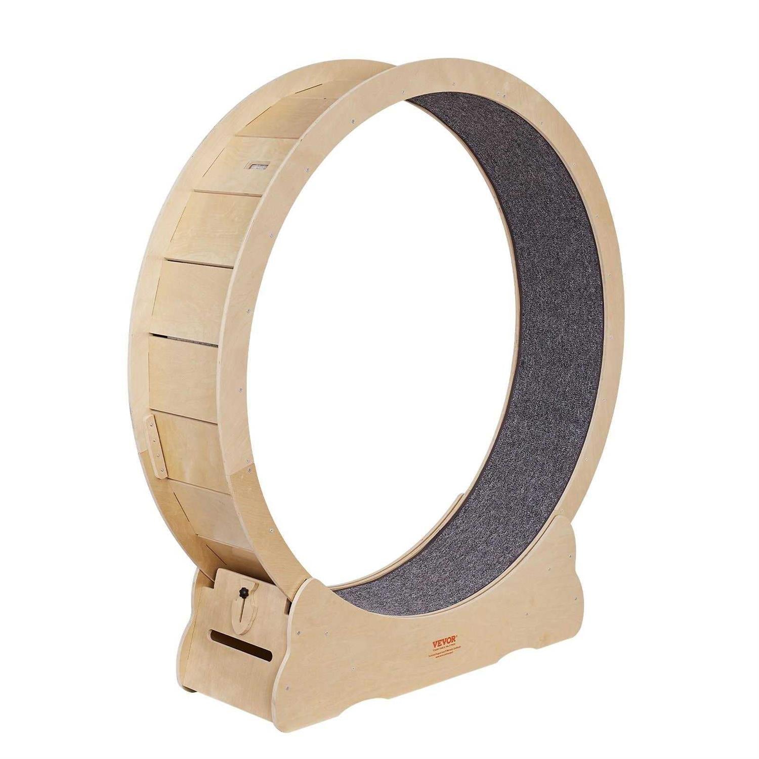 Large Cat Exercise Wheel with Detachable Carpet and Cat Teaser A334