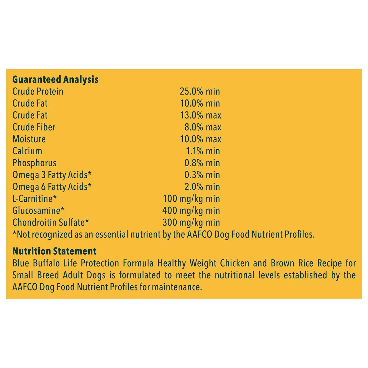 Small Breed Healthy Weight Adult Dry Dog Food L284