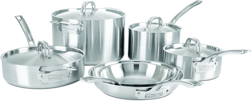 5-Ply Stainless Steel Cookware Set 10 Piece G463