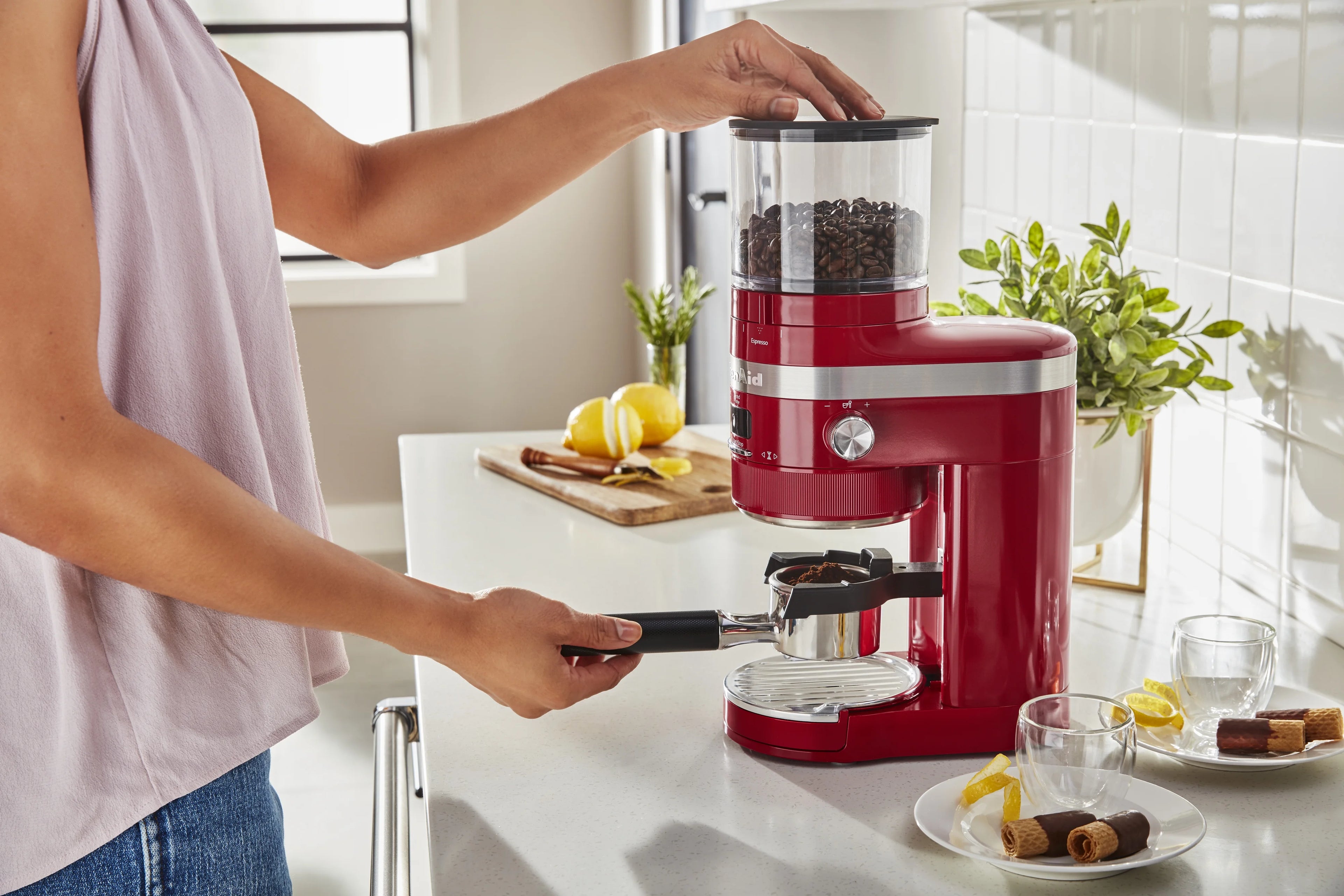Empire Red Burr Coffee Grinder D140