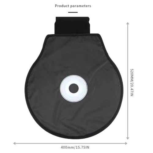 360° Rotating Seat Cushion Non Slip Swivel Seat Cushion Pad C-Black Z660