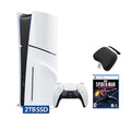 White 2TB SSD PS5 Slim Disc Gaming Console W990