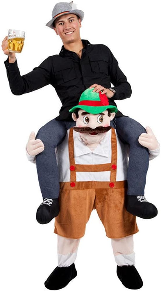 Oktoberfest Costume Shoulder Carry Beer Guy Costume X6251