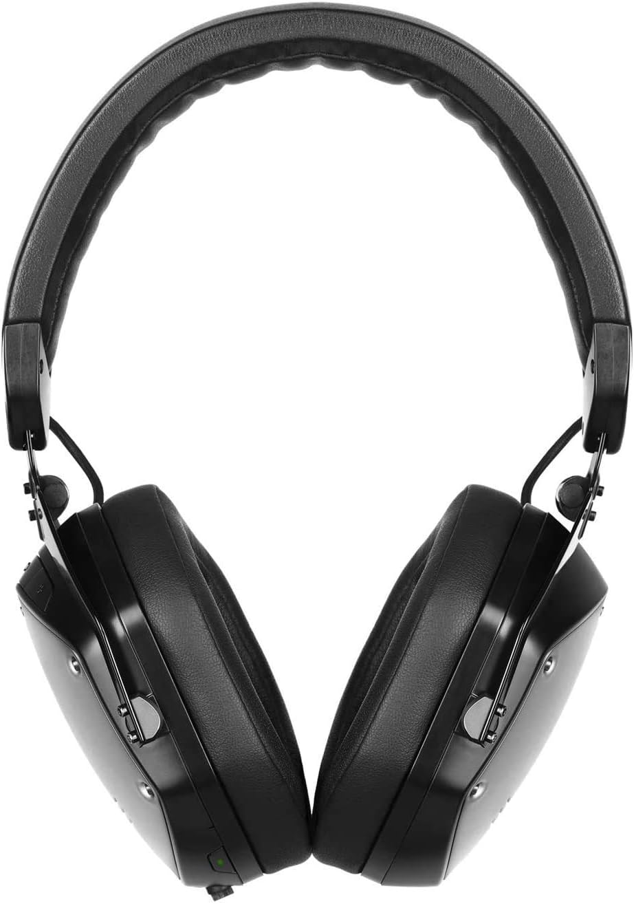 Matte Black Noise Cancelling Wireless Over-Ear Headphones Z383