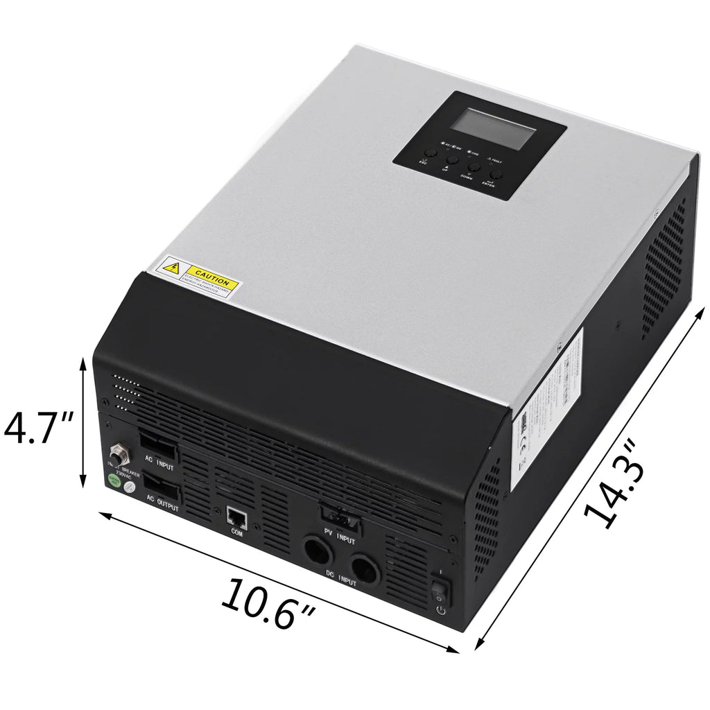 3KVA 24V MPPT Pure Sine Wave Power Inverter Solar Charger H71273
