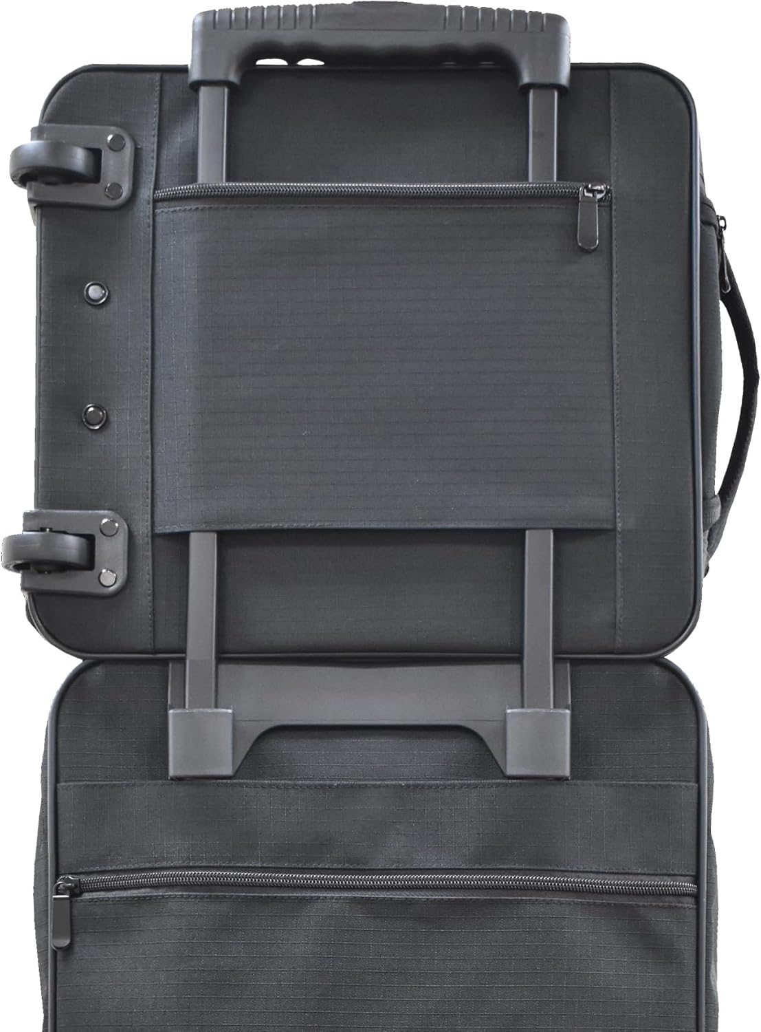 Black 15" Underseat 2 Wheel Carry On Luggage W382113