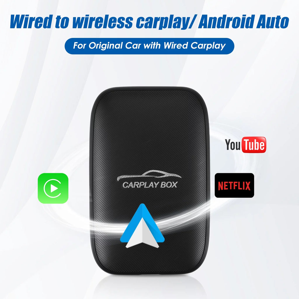 Wireless CarPlay Android Auto Multimedia Video Dongle F213