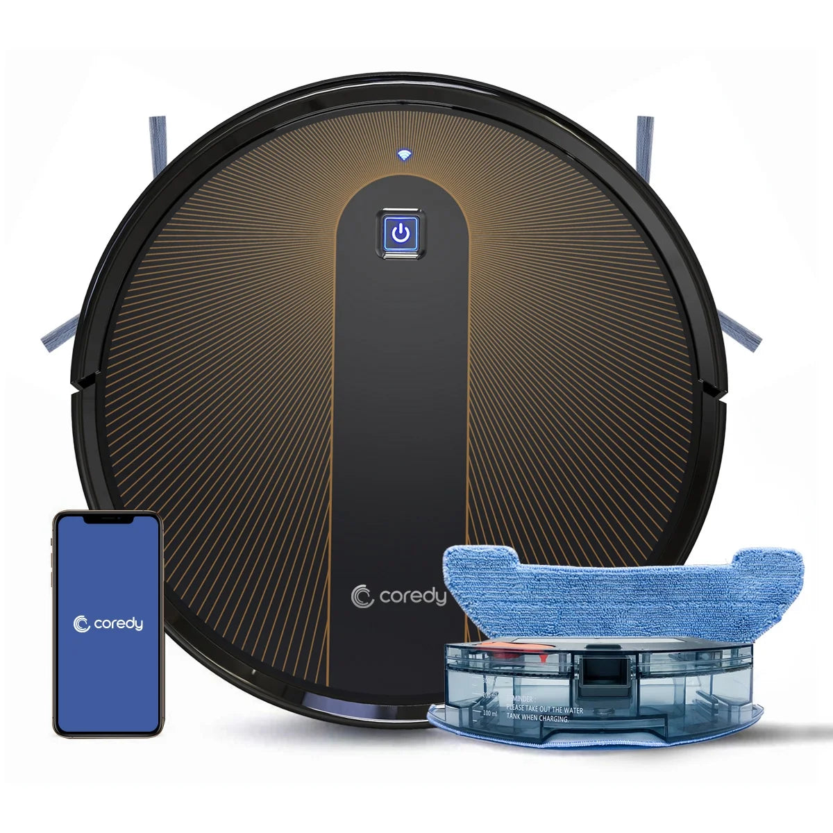 Robot Vacuum Cleaner and Mop, 2200Pa Suction I8010