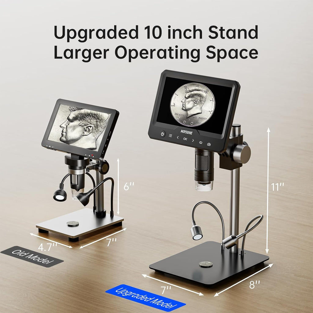 7'' LCD Digital Microscope, 1200X, 1080P, 32GB A63831