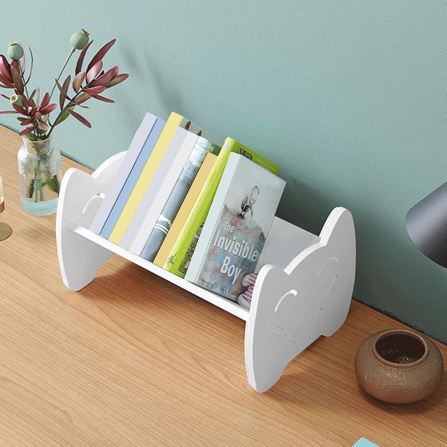 Compact Desktop Bookshelf J6287