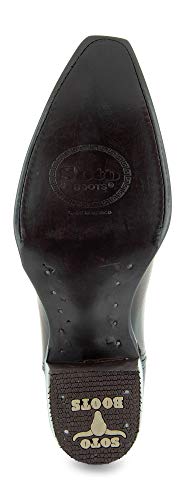 Tan Genuine Leather Snip Toe Cowboy Boots V26433