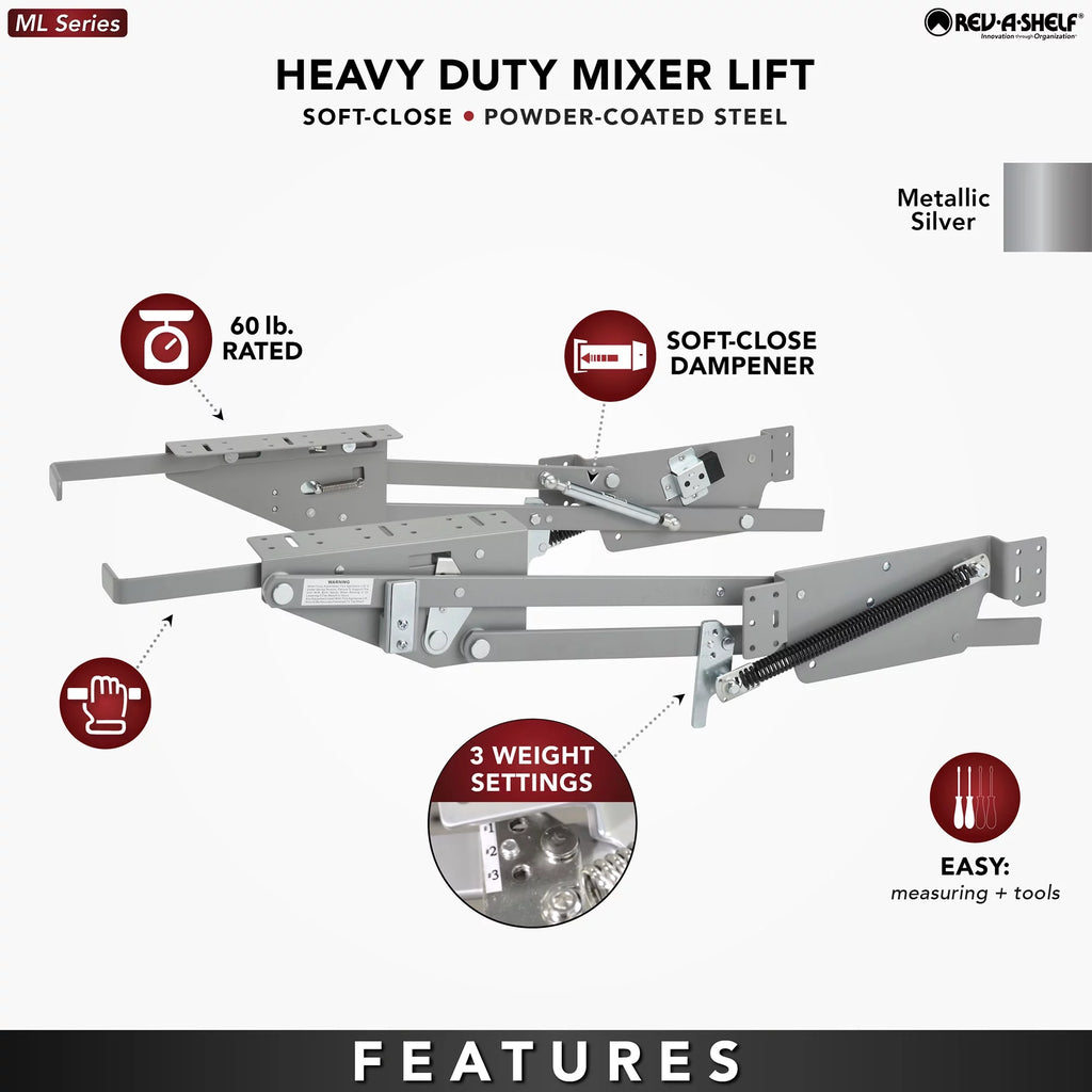 Mixer Appliance Lift System for Base Cabinet G279