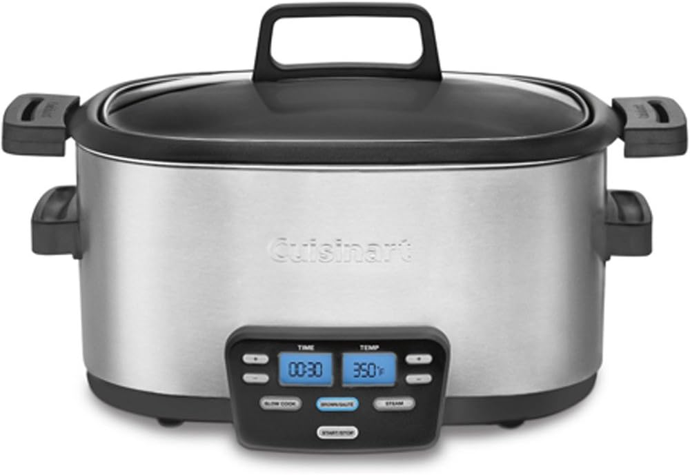 3-In-1 Multi-Cooker, Slow Cooker, Steamer G203