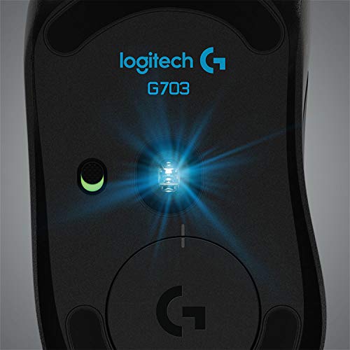 Black Wireless Gaming Mouse with Rubber Side Grips Q310
